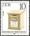 Stamps Germany -   Historical Mailboxes (To 1850) (GDR)