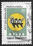 Stamps Turkey -  Gente bailando