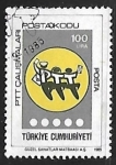 Stamps Turkey -  Gente bailando