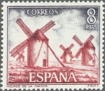 Stamps Spain -  ESPAÑA 1973 2133 Sello Nuevo Serie Turistica Molinos de La Mancha Ciudad Real