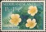Stamps Netherlands Antilles -  Tribulus Cistoides