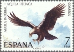 Stamps Spain -  ESPAÑA 1973 2137 Sello Nuevo Fauna Hispánica Aves Aguila Imperial