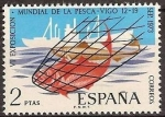 Stamps Spain -  ESPAÑA 1973 2144 Sello Nuevo VI Expo Mundial de la Pesca. Vigo Yv1800