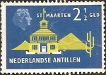 Stamps America - Netherlands Antilles -  Town Hall, St. Maarten