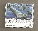 Stamps New Zealand -  Dependencia de Ross , Foca comedora de cangrejos