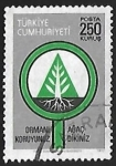 Stamps Turkey -  Plantas Estilizadas