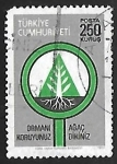 Stamps Turkey -  Plantas Estilizadas