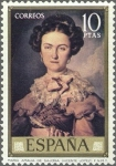 Stamps Spain -  ESPAÑA 1973 2152 Sello Nuevo Pintor Vicente Lopez Portaña Maria Amalia de Sajonia