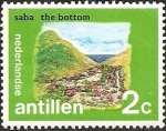 Stamps Netherlands Antilles -  The Bottom, Saba