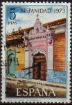 Stamps Spain -  ESPAÑA 1973 2156 Sello Hispanidad. Nicaragua Casa Colonial Usado