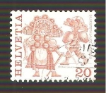 Stamps Switzerland -  INTERCAMBIO