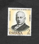 Stamps Spain -  Edf 1976 - Centenario de Miguel Primo de Rivera