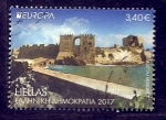 Sellos de Europa - Grecia -  Fortificacion