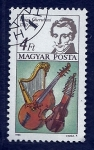 Sellos de Europa - Hungr�a -  Instrumento musical