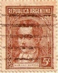 Stamps Argentina -  Mariano Moreno (1778-1811), Politician, Writer