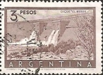 Stamps Argentina -  Embankment Dam 