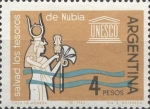 Stamps Argentina -  Treasures of Nubia