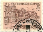 Stamps Argentina -  Government House in Buenos Aires