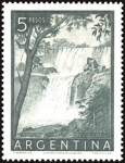 Stamps : America : Argentina :  Iguazú Falls