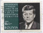Stamps Bolivia -  En Homenaje al presidente John F. Kennedy en el V aniversario de su muerte