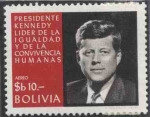 Stamps Bolivia -  En Homenaje al presidente John F. Kennedy en el V aniversario de su muerte