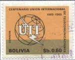 Stamps Bolivia -  Centenario de la Union Internacional de Telecomunicacion