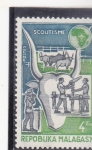 Stamps : Asia : Madagascar :  SCOUTISMO