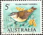 Stamps : Oceania : Australia :  Yellow-Tailed Thornbill (Acanthiza chrysorrhoa)