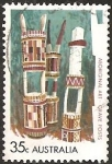 Stamps Australia -  Grave Posts