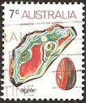 Stamps Australia -  Agate