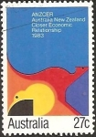 Stamps : Oceania : Australia :  Economic Agreement with New Zealand