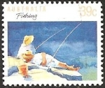 Stamps Australia -  Angling