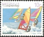 Stamps Australia -  Sailboarding