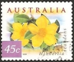 Stamps : Oceania : Australia :  Guinea Flower - Hibbertia scandens