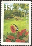 Stamps Australia -  Bottlebrush