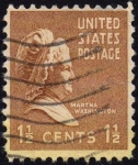 Stamps : America : United_States :  INT-MARTHA WASHINGTON