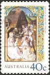 Stamps Australia -  Adoration Of The Magi