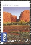 Sellos de Oceania - Australia -  Walpa Gorge, Uluru-Kata Tjuta National Park, NT