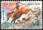 Sellos de Oceania - Australia -  The Man From Snowy River