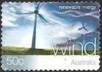 Stamps Australia -  Wind
