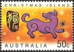Stamps Australia -  Lunar New Year 2006 (Chritmas Island)