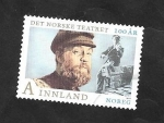 Sellos de Europa - Noruega -  1777 - Lasse Kolstad, cantante y actor noruego