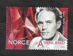 Stamps : Europe : Norway :  1831 - Agnar Mykle, escritor