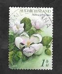 Sellos del Mundo : Europa : Finlandia : 1711 - flores de manzano