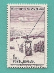 Stamps Romania -  Teleferico a las pistas de sky de Poiana - Brasov