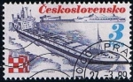 Sellos de Europa - Checoslovaquia -  2801 - Flota de comercio, barco Trinac