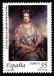 Stamps Spain -  S.A.R. Maria de las Mercedes