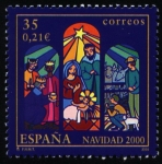 Stamps Europe - Spain -  Navidad año 2000