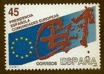 Stamps Spain -  Presidencia española C E