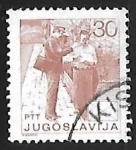 Stamps Yugoslavia -  Cartero